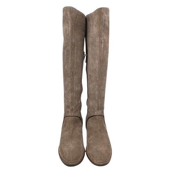 UGG Women’s Brown Gracen Suede Knee High Block Heel Riding Boots Size US 7 - Picture 7 of 12
